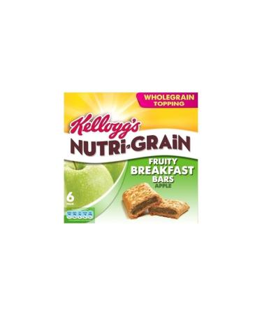 Kellogg's Nutri-Grain Lunch Kellogg Bars Apple (6 x 37 g) - Pack of 2
