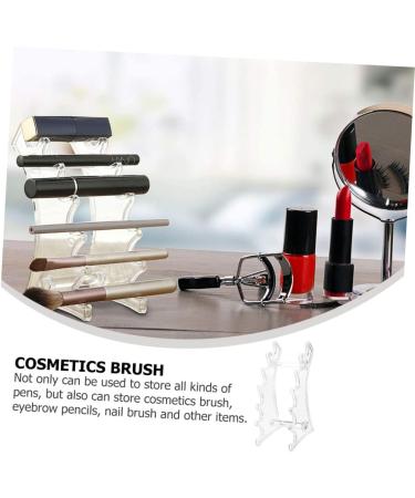 DOITOOL Ball-point Pens Showcase 1pc Arc Pen Holder Acrylic Makeup Stand Makeup Store Eyeliners Holder Pen Display Lip Gloss - Buy Online on GoSupps.com