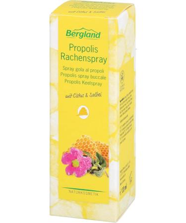 Propolis Throat Spray 20 ml - Soothing Natural Remedy for Cough & Sore Throat | International Shipping Available - Buy Online on GoSupps.com