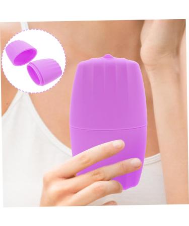 Ipetboom Facial Ice Roller Ice Rollers for Your Face Ice Roller for Face and Eye Skin Care Roller Ice Cube Face Roller Facial Roller Face Ice Roller Skin Care Face Massage Tools Ice Globes 11.4x6.5cm Purple - Buy Online on GoSupps.com