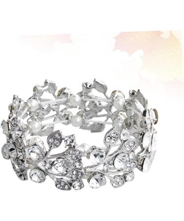 Healvian Bird Crystal & Pearl Bracelets - Strass Tennis & Arm Loop Jewelry for Brides | International Shipping Available - Buy Online on GoSupps.com