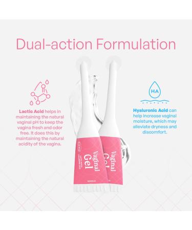 Szio+ Utiva Vaginal Gel - 7 Prefilled Applicators for Natural Acidity & Moisture Relief | Alleviate Dryness & Discomfort | International Shipping - Buy Online on GoSupps.com