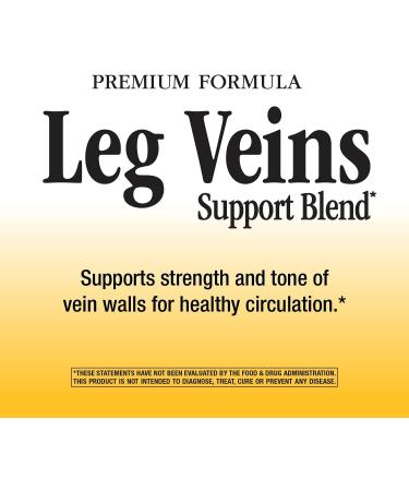 Nature's Way Leg Veins Premium Blend - 120 Vegan Capsules for Healthy Circulation - Buy Online on GoSupps.com