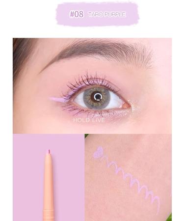 Stylo en gel imperm able ultra-fine en forme de gel durable pour les yeux (08 Taro Purple) 08 Taro Purple 1 unit (Lot de 1) - Buy Online on GoSupps.com