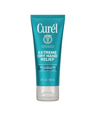 Curl Extreme Dry Hand Dryness Relief, Travel Size Hand Cream, Easily Absorbed Hand Cream for Long-Lasting Relief after Washing Hands, with Eucalyptus Extract, 3 Ounces 3 Ounce (Pack of 1)