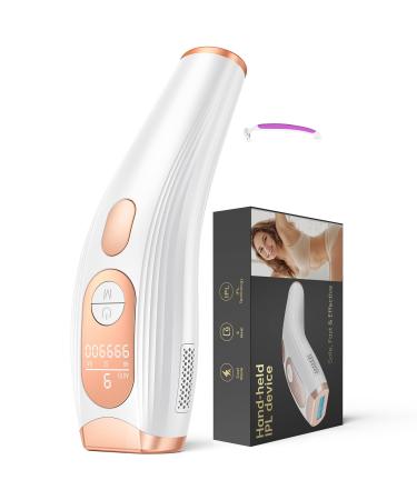 Laser Hair Removal Laser IPL Hair Removal for Woman and Men Permanent Hair Removal Device with 3.0 IPL Red Light Wave Home Laser Hair Removal Device for Legs Armpits Back Bikini Body Use