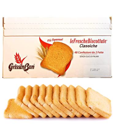 NARAMAKI Hotel Slices 18g x 48 packs of 2 slices Grissin Bon Thicker Classic Biscuits