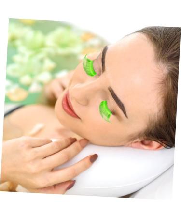 minkissy 10 Pairs Halloween Extra Long False Eyelashes 3d Faux Fake Eyelashes Green Mascara Cosplay Halloween Party Favor Fancy Eyelashes Black Fancy Dress Extend Miss Chemical Fiber Manual - Buy Online on GoSupps.com