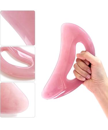 Buy Pink Gua Sha Massage Tool Set - Anti-Cellulite & Muscle Relief Knife Neck & Leg Massager | International Shipping Available - Buy Online on GoSupps.com
