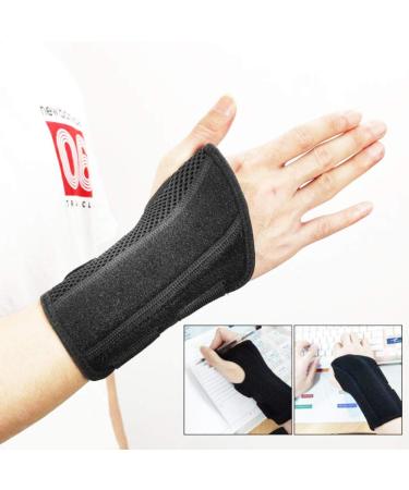ZEPOHCK Adjustable Wrist Brace for Tendonitis & Arthritis Relief | Left Hand Large Support Splint - Ideal for Men & Women - Buy Online on GoSupps.com
