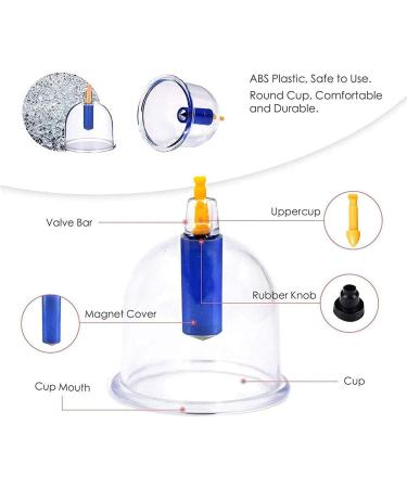 LIANGJUANG Cupping Set Cupping Therapy Set Silicone Cupping Therapy Set Cupping Household Set 24 Suction Cupping Plastic Complete Set - Buy Online on GoSupps.com