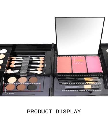 VIOLA HOUSE 177 Colors Eyeshadow Palette Makeup Set Stage Performances Party Professional Box Cosmetics Make-Up Cassette Set in Travel Kit Beauty Case with Mirror - Buy Online on GoSupps.com