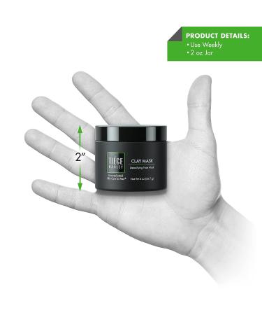 Tiege Hanley Detoxifying Charcoal Clay Mask for Men - 2 oz | Deep-cleansing Formula | Improves Skin Texture | Uncomplicated Skin Care - Buy Online on GoSupps.com