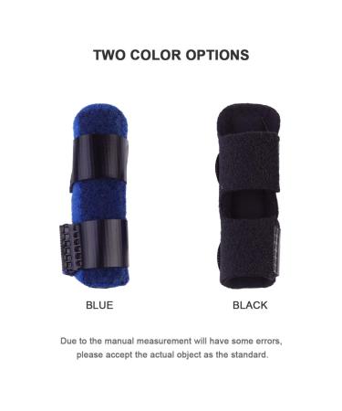 EXCEART Thumb Brace - Splint Protector for Broken Thumb Injuries & Mallet Finger - Comfortable & Adjustable Blue Thumb Support - Buy Online on GoSupps.com