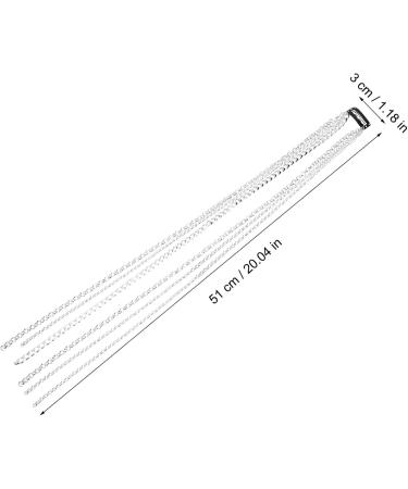 FOMIYES Tassel Hair Chain Headpiece for Women Hair Clip for Women Hair Barrettes for Women Women's Hair Clips Hair Tassel Braids Rhinestone Hair Chain Miss Aluminum Accessories Rhinestones - Buy Online on GoSupps.com