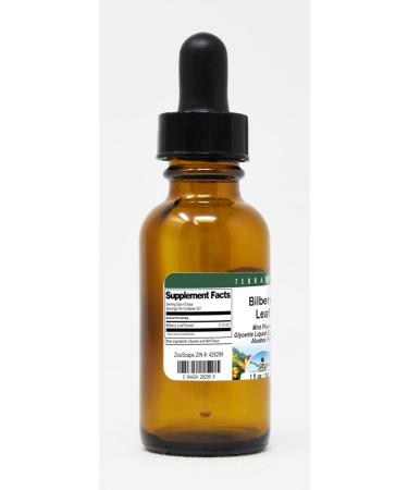Bilberry Leaf - Glycerite Liquid Extract (1:5) - Mint Flavored (1 fl oz ZIN: 428299) - 2 Pack - Buy Online on GoSupps.com