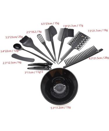 Beavorty Ear Protectors 1 Set Hair Dying Brush Hair Color Mixing Brush Bowls Hair Color Brush Tools Dye Bowl and Brush Highlighting Cap and Hook Highlight Brush Hair Ten Piece Set Hair Dye - Buy Online on GoSupps.com