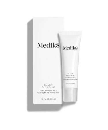 Medik8 Sleep Glycolic - Exfoliating Overnight AHA Face Peel | Anti-Aging Treatment with Glycolic Acid & Korean Clover - 1.0 oz - Buy Online on GoSupps.com