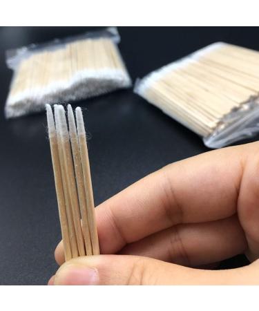 Kisbeibi Biodegradable Cotton Swabs - 300 Pack Natural Wooden Sticks for Ear Cleaning Makeup & Daily Use - Eco-Friendly Pointed Q-Tips - Buy Online on GoSupps.com