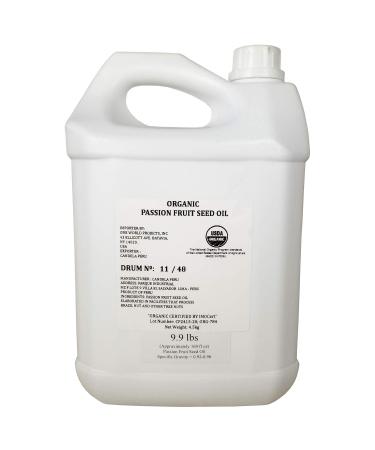 4.5kgs (9.9lbs) Organic Passion Fruit Seed Oil (Maracuja Oil). 100 Pure. Raw Cold-pressed Natural. Candela Peru. 4.5kg (9.9 Pound) 169 Fl Oz (Pack of 1)