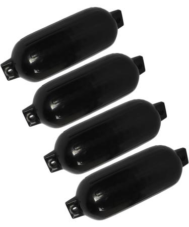 Marine Dock Bumpers Black Impact Resistant Boat Bumpers with 2m Ropes for Yachts - Buy Online on GoSupps.com