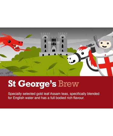 St George's Brew Pyramid Tea Bags | 100 Biodegradable Mesh Bags - Buy Online on GoSupps.com