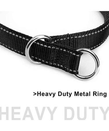Mycicy Reflective Slip Collar Soft Nylon Training Choke Collar for Dogs in Black 22" Wide 1" 22x1 Inch (Pack of 1) Black - Buy Online on GoSupps.com