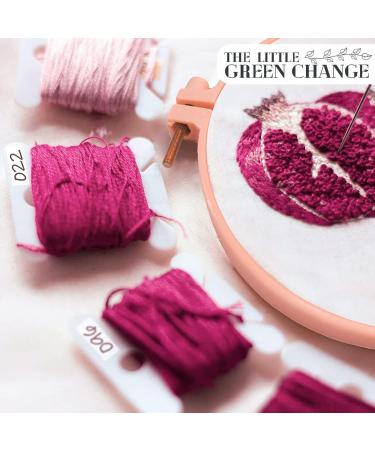 360 PCS White Plastic Bobbins for Embroidery Floss | Cross Stitch & Sewing Thread Organizer - Buy Online on GoSupps.com