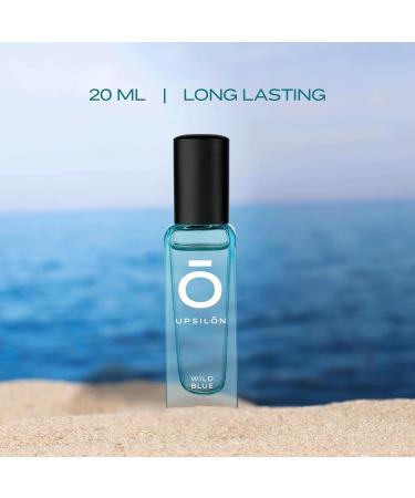 Ups'ilon Wild Blue Aqua Perfume for Men Eau De Perfume Long Lasting Fresh & Powerful Fragrance Mens Perfume Spray Travel Friendly Luxury Scent - 20ml (0.67 Fl Oz) - Buy Online on GoSupps.com