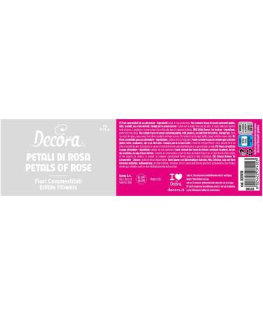 Buy Decora 0201010 Edible Rose Petals - Pink 1g (Pack of 4) - Perfect for Baking & Decorating - International Shipping Available - Buy Online on GoSupps.com