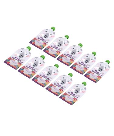 Reusable Baby Food Bags - 10 Pack 200ml Storage for Toddlers & Children | Lockable Puree Pouches - Buy Online on GoSupps.com