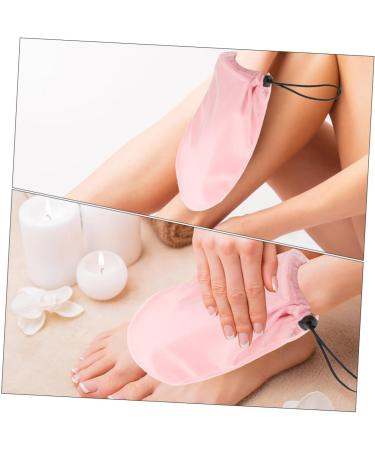 minkissy 2 Pairs Wax Thermal Insulation Gloves Kerotherapy Hand Cover Cracked Heel Socks Spa Wax Warmer Hand Moisturizer Gloves Hand Treatment Mitt Plush Keep Warm Work French - Buy Online on GoSupps.com