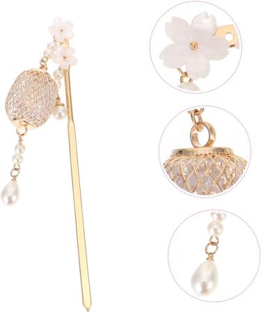 Didiseaon Hairpin Hair Clip for Women Bride Hair Clip Retro Hair Chopstick Chinese Tassel Hair Stick Hair Bun Holder Vintage Hair Chopsticks Pearl Hair Pin Walk A166 Preserve Color - Buy Online on GoSupps.com