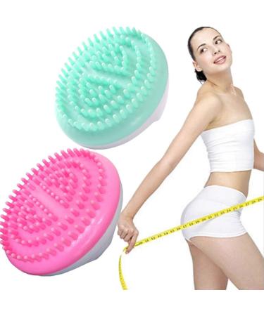 Rosenice Cellulite Brush - Silicone Massaging Anti-Cellulite Green | Enhance Skin Health & Reduce Cellulite - International Shipping - Buy Online on GoSupps.com