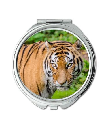 Mirror Compact Mirror animal big cat tiger pocket mirror portable mirror