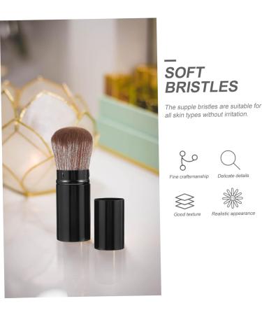 Ipetboom Powder Brush Portable Makeup Brush Short Press on Nails Blush Brush with Cover Blusher Cosmetic Brush Makeup Beauty Brush Makeup Blush Brush Stereotypes Makeup Set Miss Metal Tube - Buy Online on GoSupps.com