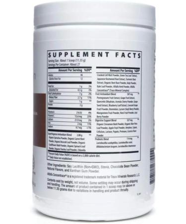 NutriDyn Fruits and Greens Super vegetox Proprietary Blend of Super vegetables Chlorella Kelp Turmeric & Kale Certified Organic 306.4 Grams - Buy Online on GoSupps.com