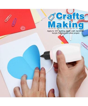 YGDZ 50ml Needle Tip Squeeze Bottle Set | 8 Precision Applicator Bottles for Painting, Quilling, Ink, and Glue | Includes 56 Stickers and Mini Funnels - Buy Online on GoSupps.com