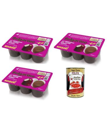 Italian Gourmet E.R. Bulgari Bulgarino Set of 3 snacks with a delicate center 120g + Italian Gourmet Polpa 400g