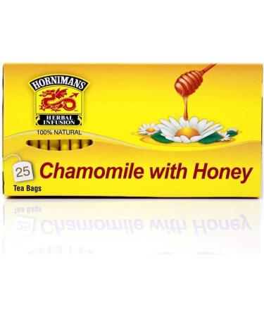 Hornimans Herbal Tea 25ct - Chamomile Honey (Manzanilla Miel) - Soothing Herbal Blend - Buy Online on GoSupps.com