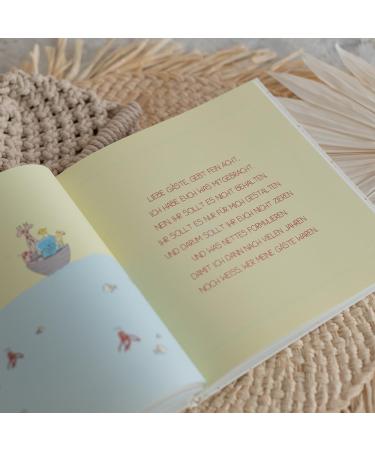 Personalized Noah's Ark Baptism Guest Book - Perfect for Boys & Girls - Unique Baptism Gift & Album - Buy Online on GoSupps.com