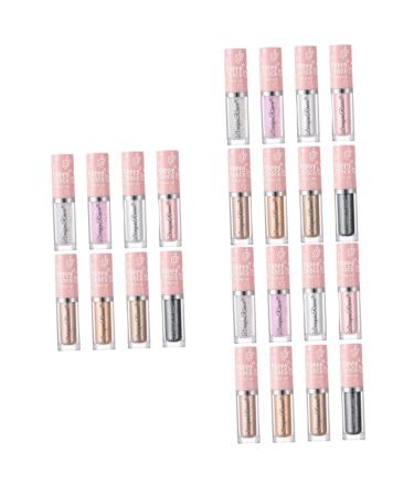 FRCOLOR 24 Pcs Eye Shadow Shimmer Eyeliner Makeup Eye Glitter Makeup Eyeliner Moira Liquid Eye Glitter Shadow Glitter Makeup Liquid Eyeliner Liquid Glitter Eyeliner Marco Highlighter Eyes