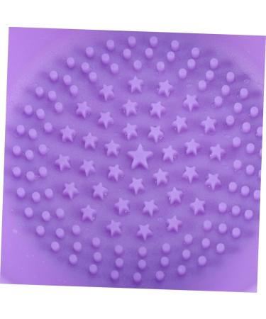 minkissy 1pc Makeup Brush Scrubber Makeup Brush Cleaning Pad Cleaner Brush Pad Cosmetic Brush Cleaner Silicone Brush Cleaner Makeup Cleaner for Makeup Brush Cup Tool Purple Make up medium Purple - Buy Online on GoSupps.com