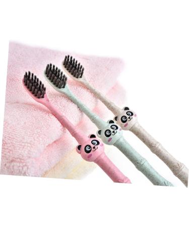 Kombiuda 3ST Eco-Friendly Bamboo Toothbrush for Kids | Lightweight & Easy to Hold | Brisk Cleaning Brush with Charcoal | International Shipping Available - Buy Online on GoSupps.com