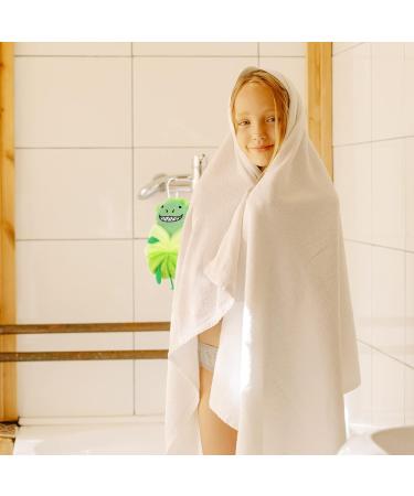 FOMIYES 2pcs Baby Loofah Exfoliating Bath Puff | Cute Animal Shower Scrubber 18x11CM | Ideal for Kids & Gentle Cleansing - Buy Online on GoSupps.com