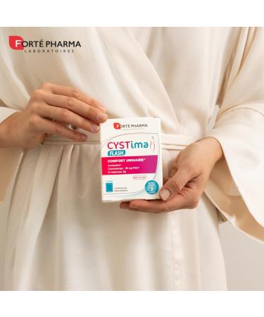 Fort Pharma - Cystima Flash - D s 12 ans - Confort urinaire Elimination Bien etre - Coriandre D mannose Cranberry - 5 sachets ar me Framboise 1/jour - Buy Online on GoSupps.com