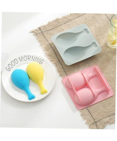 2pcs Decapping Die Silicone Gummy Molds Rice Cooker Pot Replacement Fondant Chocolate Window Clings for Kids Mini Cake Pans U Shape Cookie Mold Cupcake Mold Modeling Drumstick 15.8*14.9CM - Buy Online on GoSupps.com