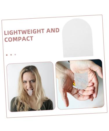 ORFOFE 30pcs Disposable Tongue Sleeve for Oral Health Tasteproof Protector for Bitter Medicine Ergonomic Design for Ages Lightweight and Convenient Tongue Cover - Buy Online on GoSupps.com