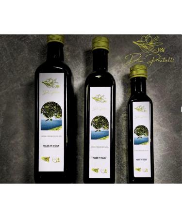 Don. Pratelli Extra Virgin Olive Oil 100% Italy Blue Edition (500 ML) Sicily Terra Nostra 500 Milligrams - Buy Online on GoSupps.com