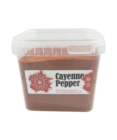 Nature Kitchen Cayenne Pepper 500G Large Bag Of Seasoning Spices And Herbs. Gluten-Free and Vegan Everyday Cooking Blends For Marinades Sauces Frying Baking Or Grilling